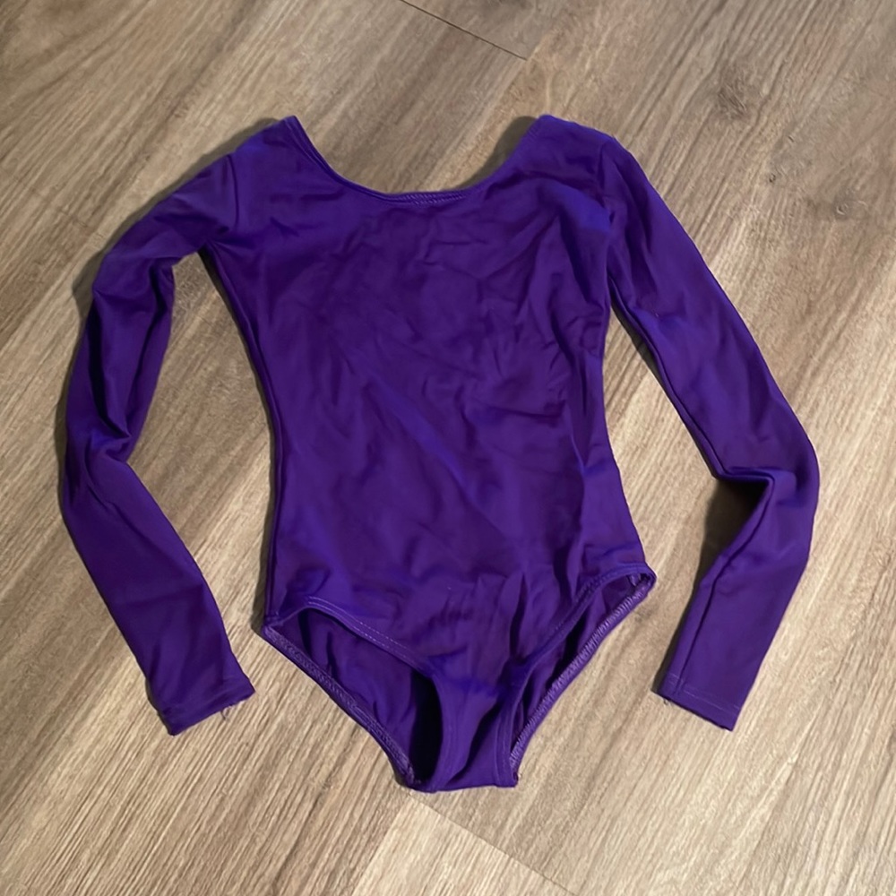 Capezio Dark Purple Leotard- Dance, Ballet, Gymnastics Child’s Medium (6-7)